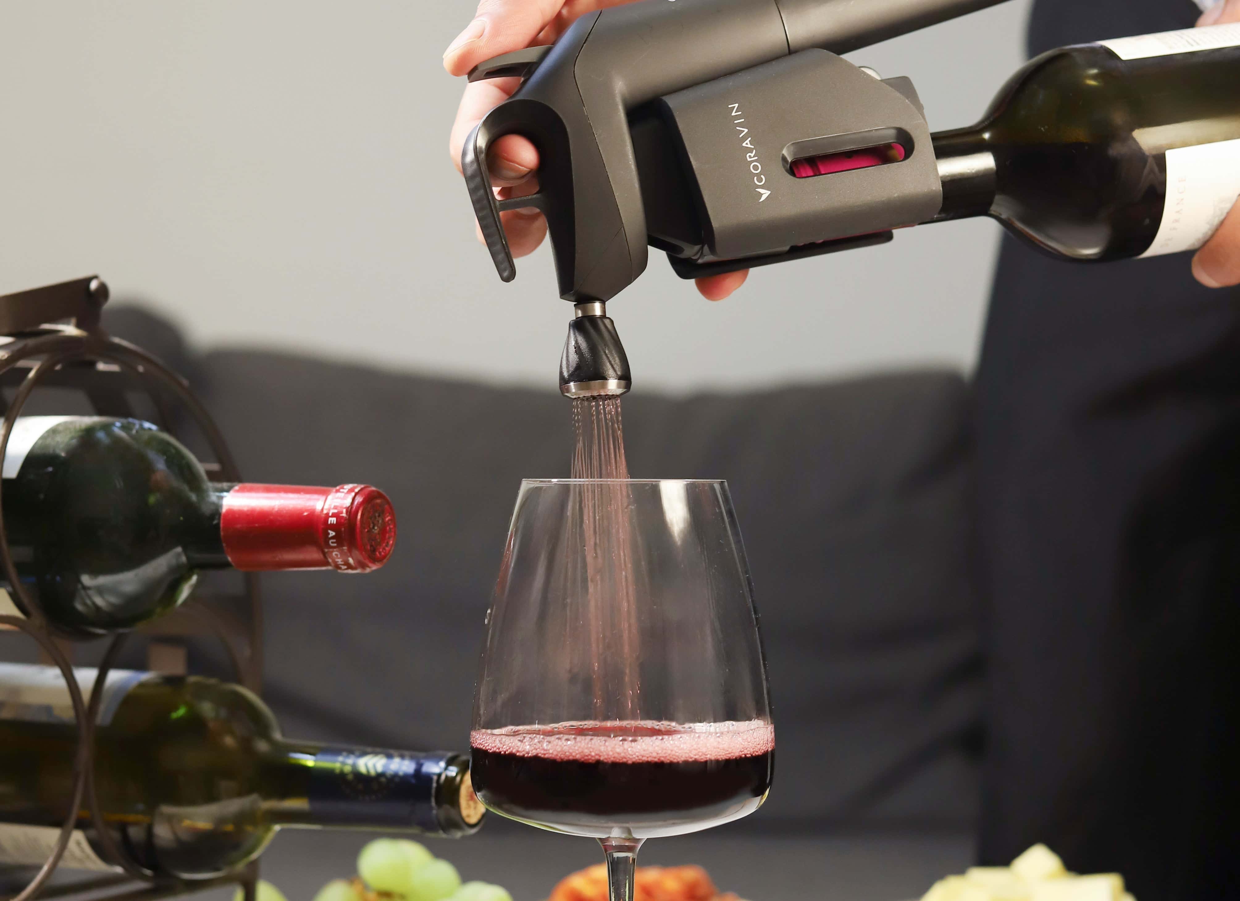 Elektrischer Weinausgießer VinoAir Premium-Dekanter – Automatischer Weinbelüfter Mit Ausgießer, Wiederaufladbar (USB-C), Für Bis Zu 30 Flaschen, Elegantes Design