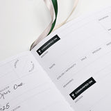 Weinverkostungsnotizbuch