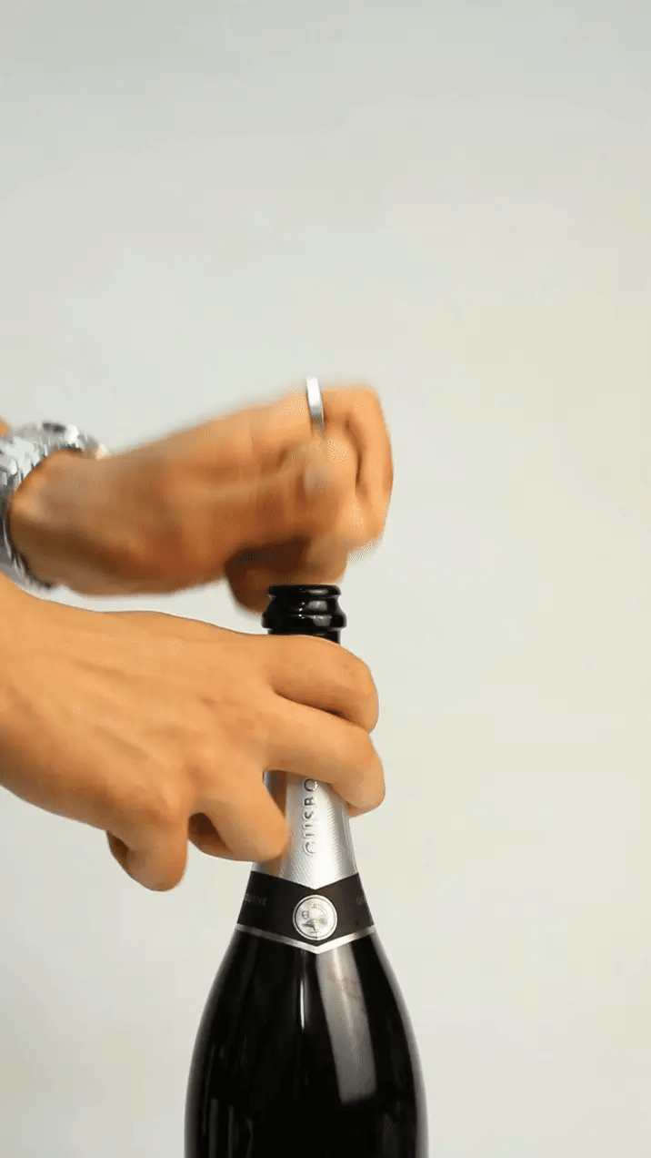 Schenken Sie Ihren Sparkling Wein aus